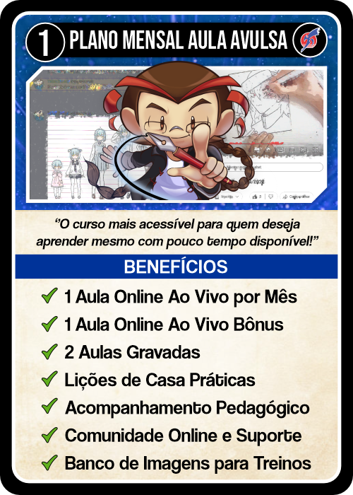 Carta do plano Aula Avulsa — verso