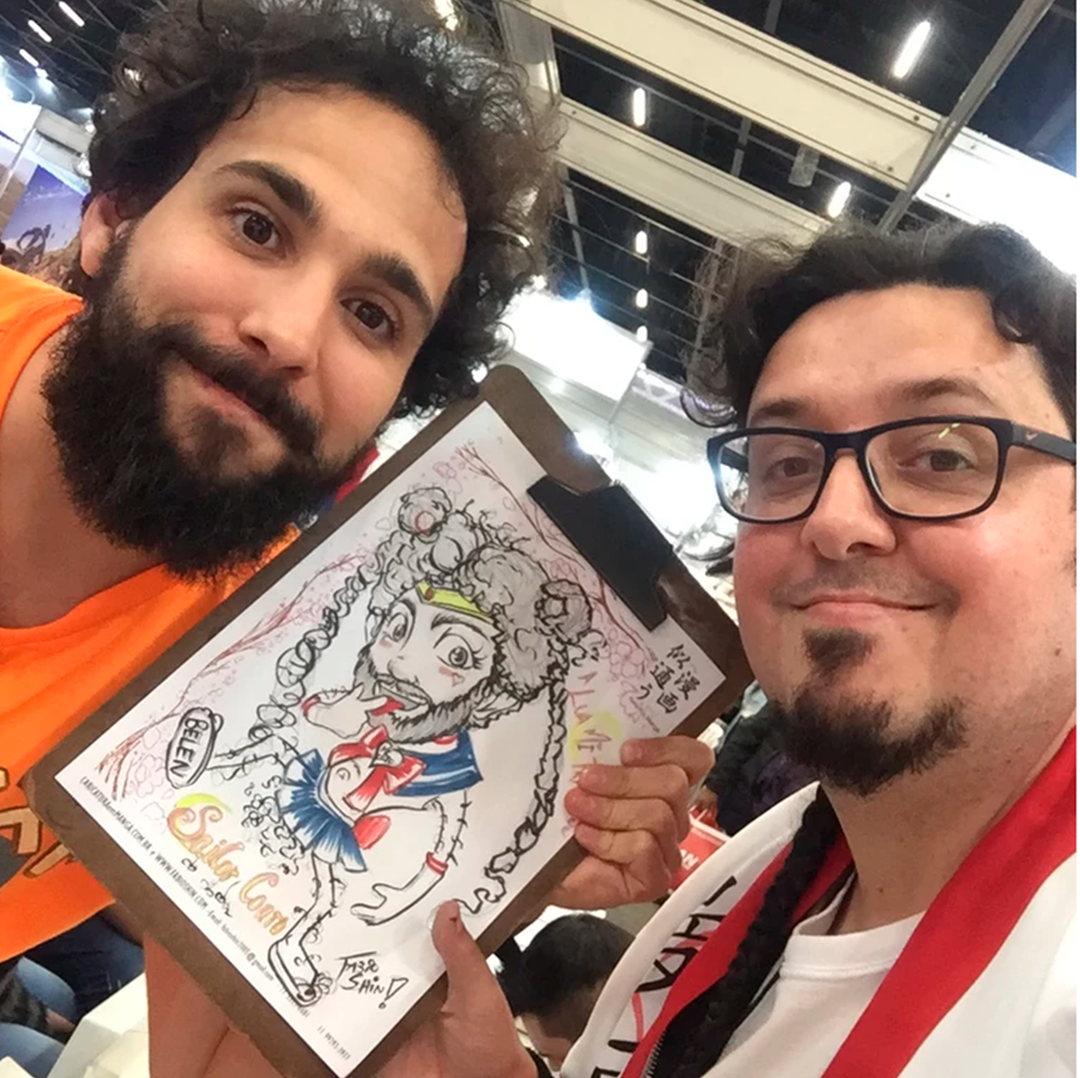 Fabio Shin e Murilo Couto - The noite SBT— Escola de Mangá Japan Sunset