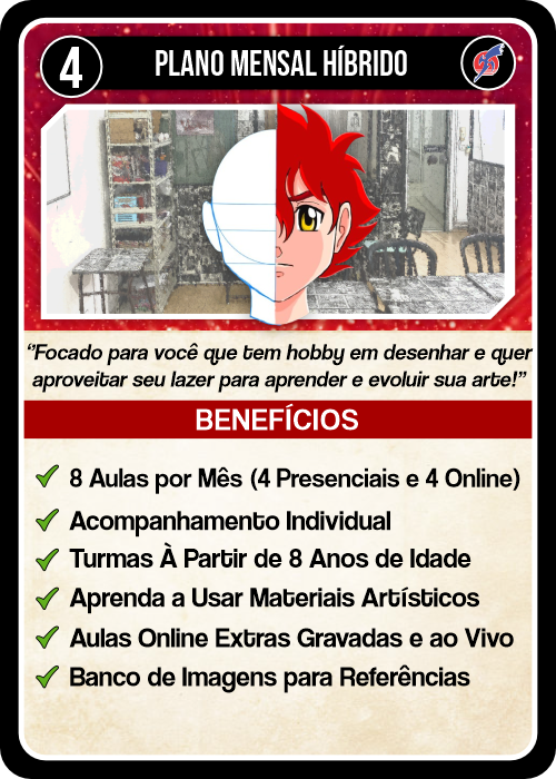 Carta do plano Plano Híbrido Presencial e Online — verso