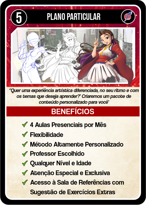 Carta do plano Plano Presencial Particular — verso