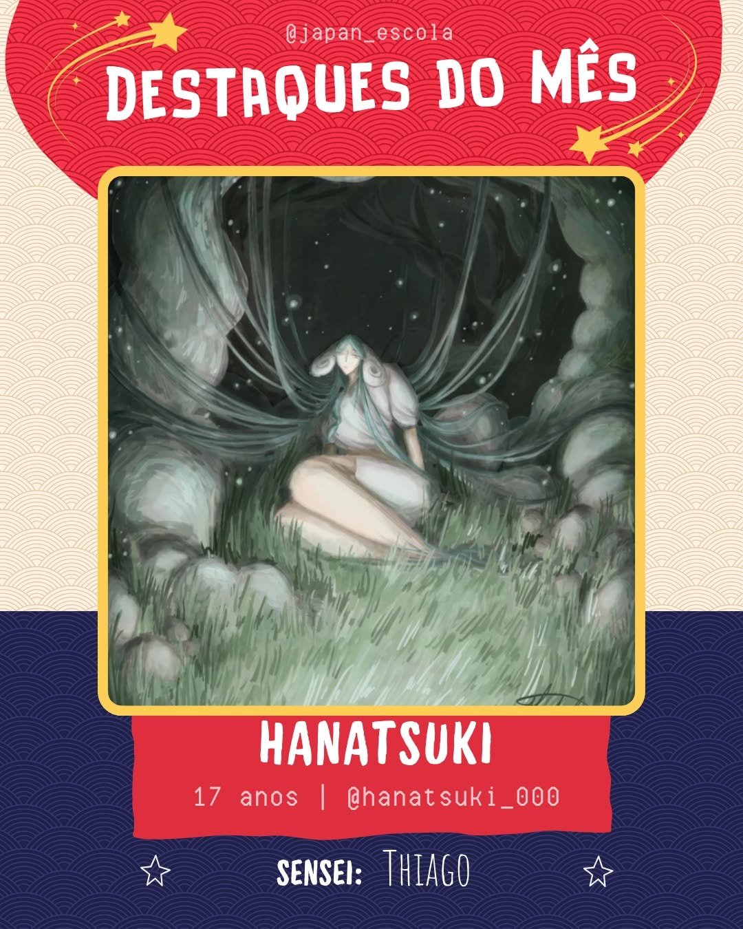 Trabalho de aluno — Escola de Mangá Japan Sunset